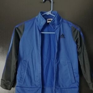 Adidas Blue and Black Athletic Jacket